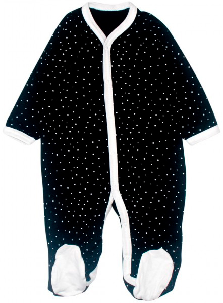 

Человечек MISHKA Little stars горошек черный 74 (1051018-74)