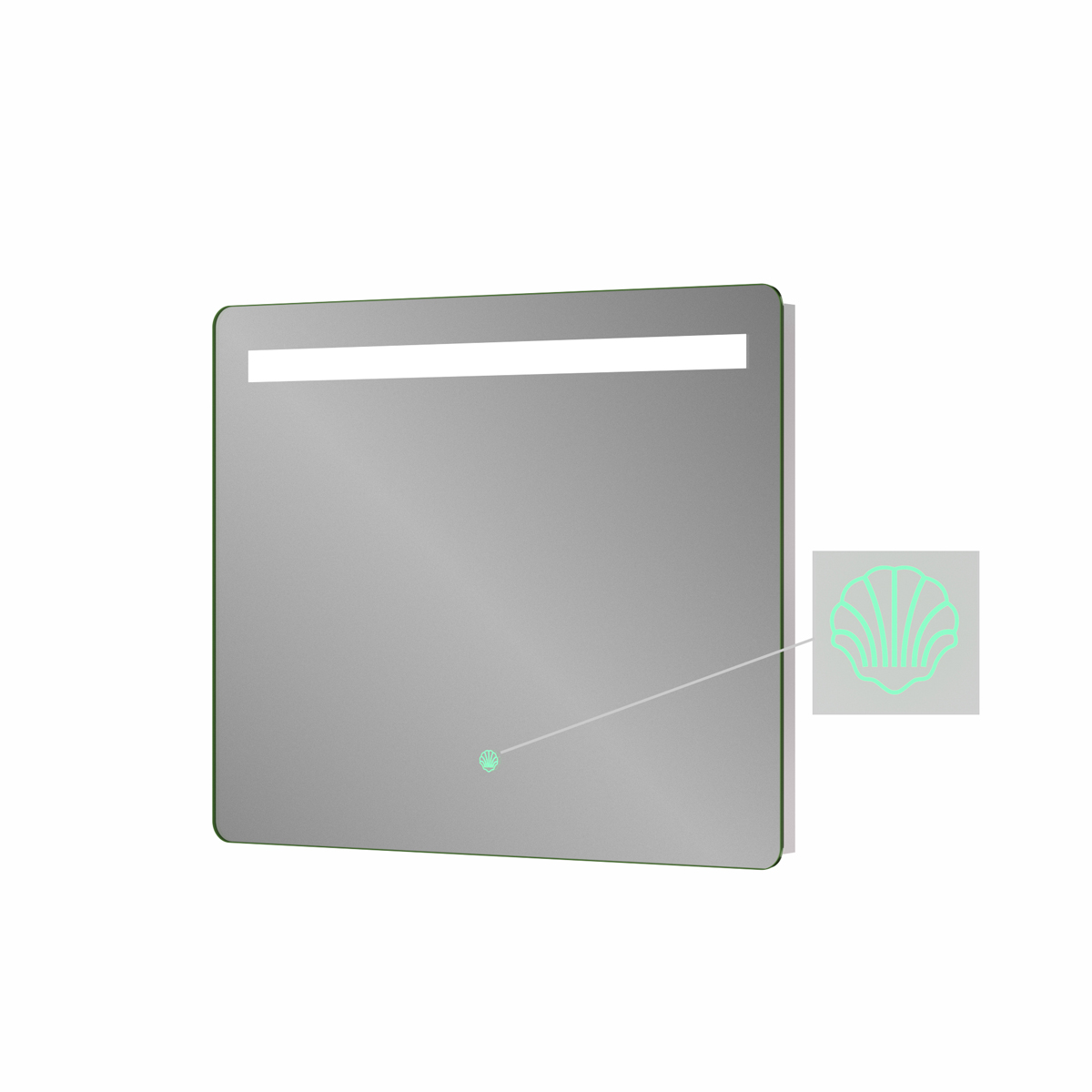 

Зеркало LED SANWERK LAVA Rada 70х65 см