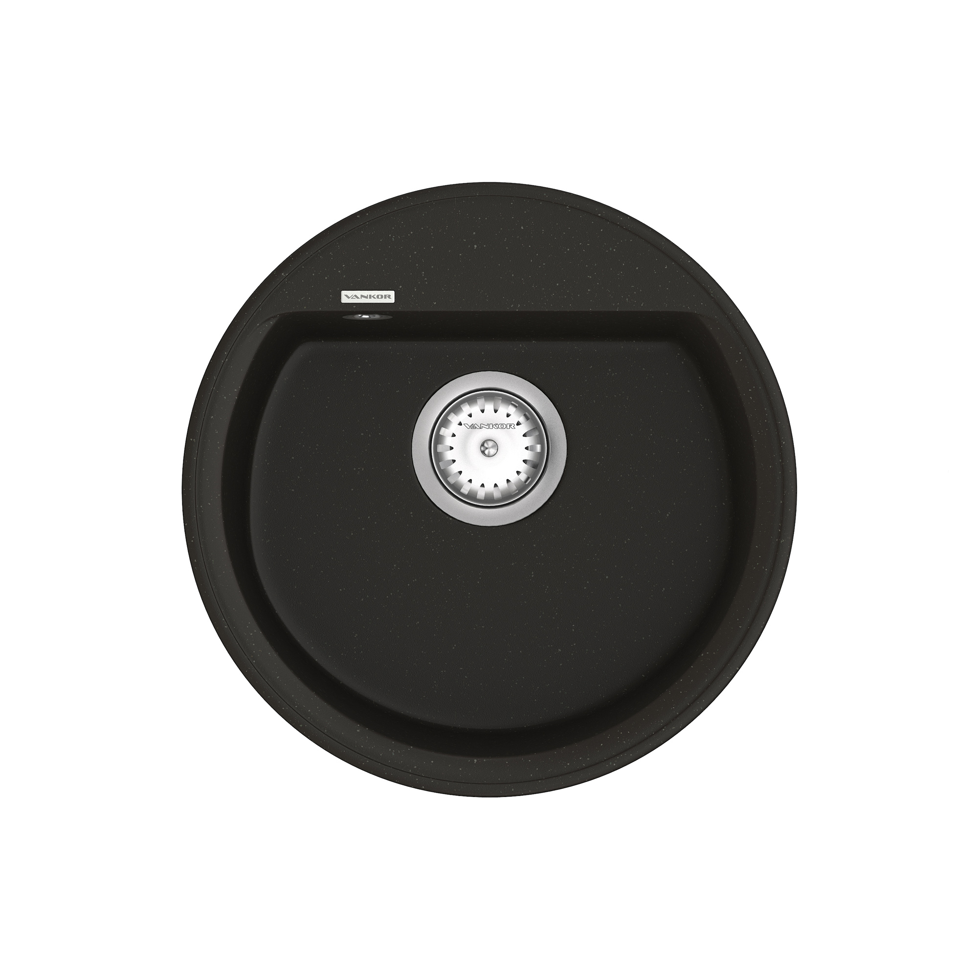 

Кухонная мойка VANKOR Easy EMR 01.45 Black + сифон VANKOR
