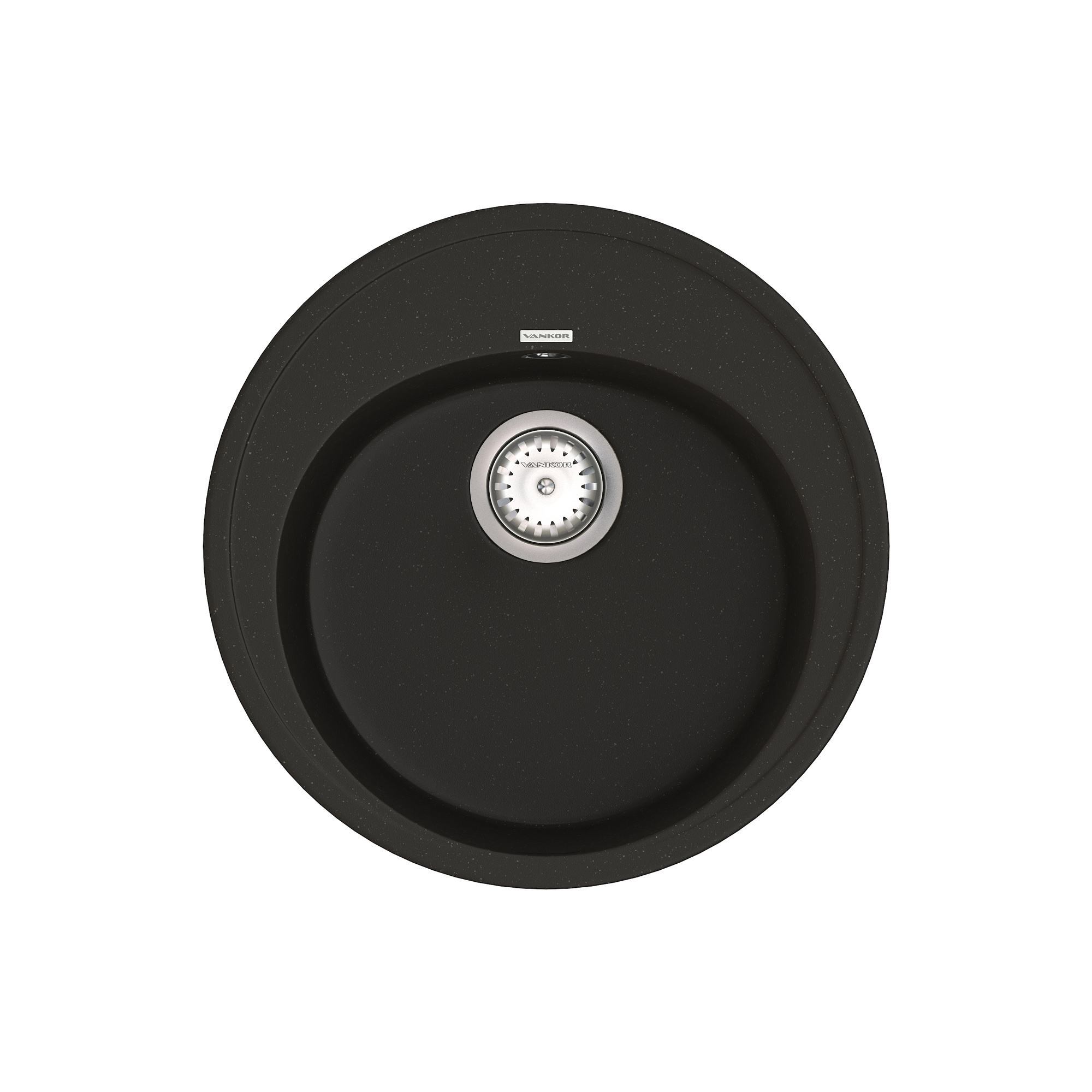 

Кухонная мойка VANKOR Sity SMR 01.50 Black + сифон VANKOR