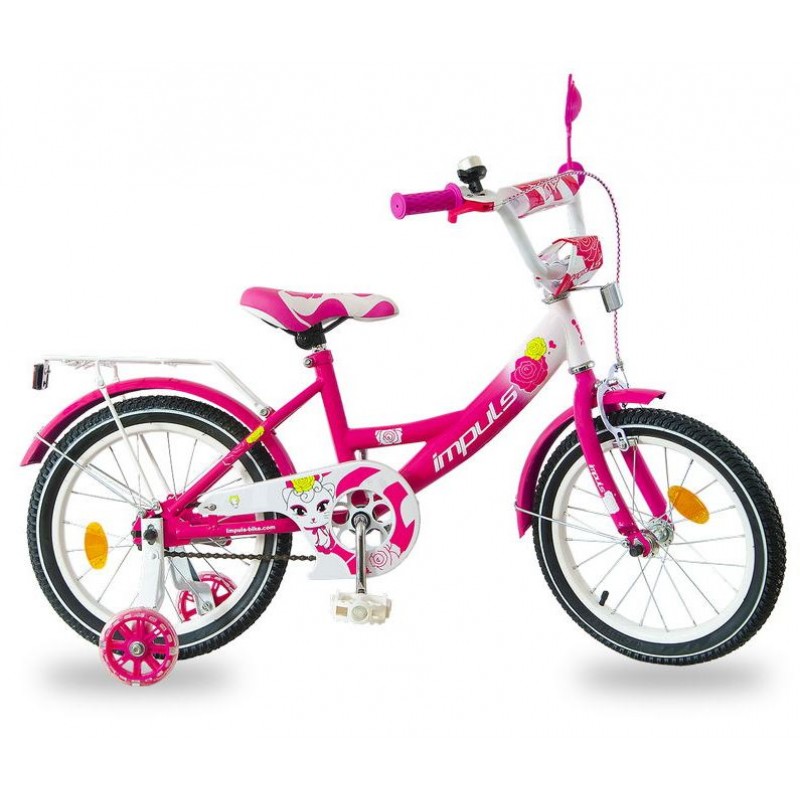 

Велосипед IMPULS KIDS 16" малиновый