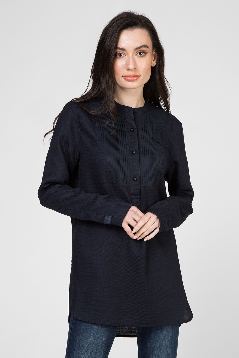 

Женская темно-синяя блуза Pleated bib G-Star RAW  D14623,B447, Женская темно-синяя блуза Pleated bib G-Star RAW S D14623,B447