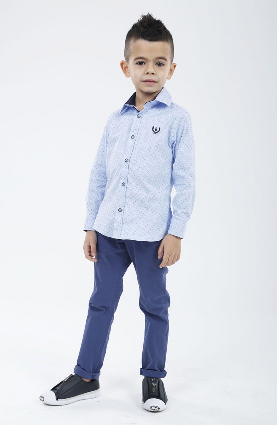 

Рубашка A-yugi Jeans голубая 122 см