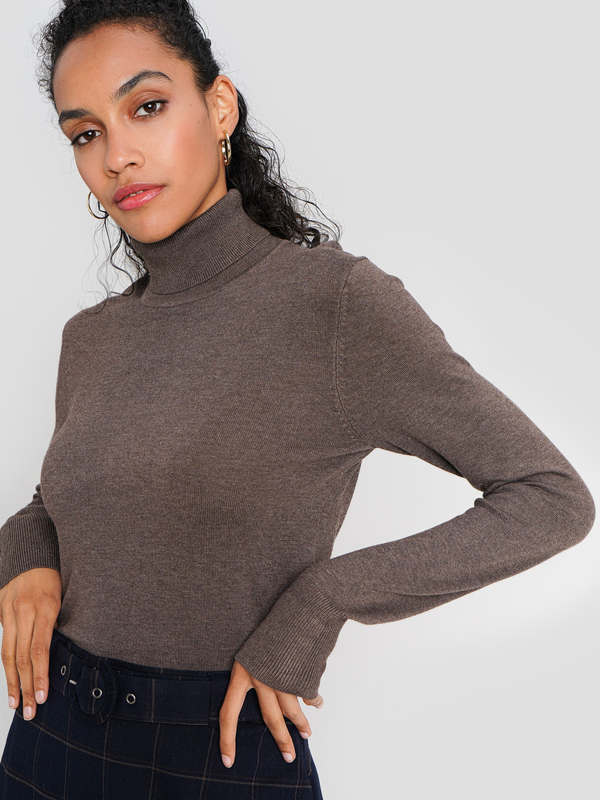 

Водолазка O'STIN Casual RI0P5HS51N XXL Красно-коричневая