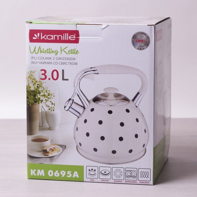 

Чайник со свистком Kamille 0695A 3л