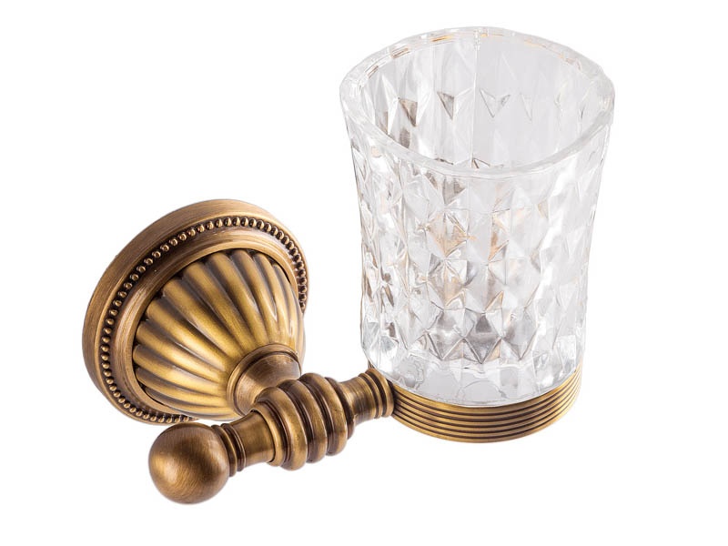 

Стакан в ванную Kugu Hestia Antique 906A, античная бронза+стекло(906A)
