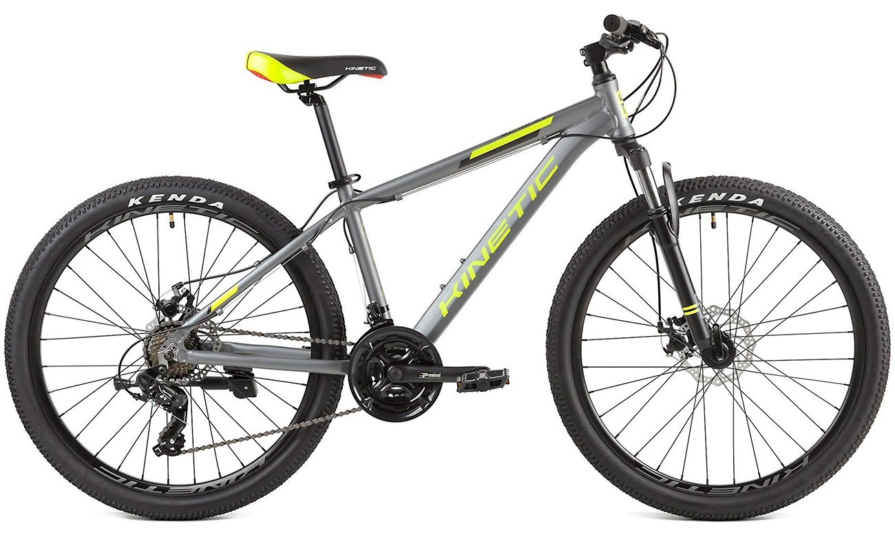 

Велосипед Kinetic Profi серо-зеленый 26" размер S 2021