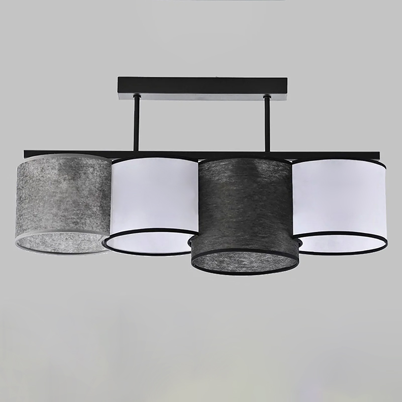 

Люстра стельова Light House NM-14281/4B BK MIX