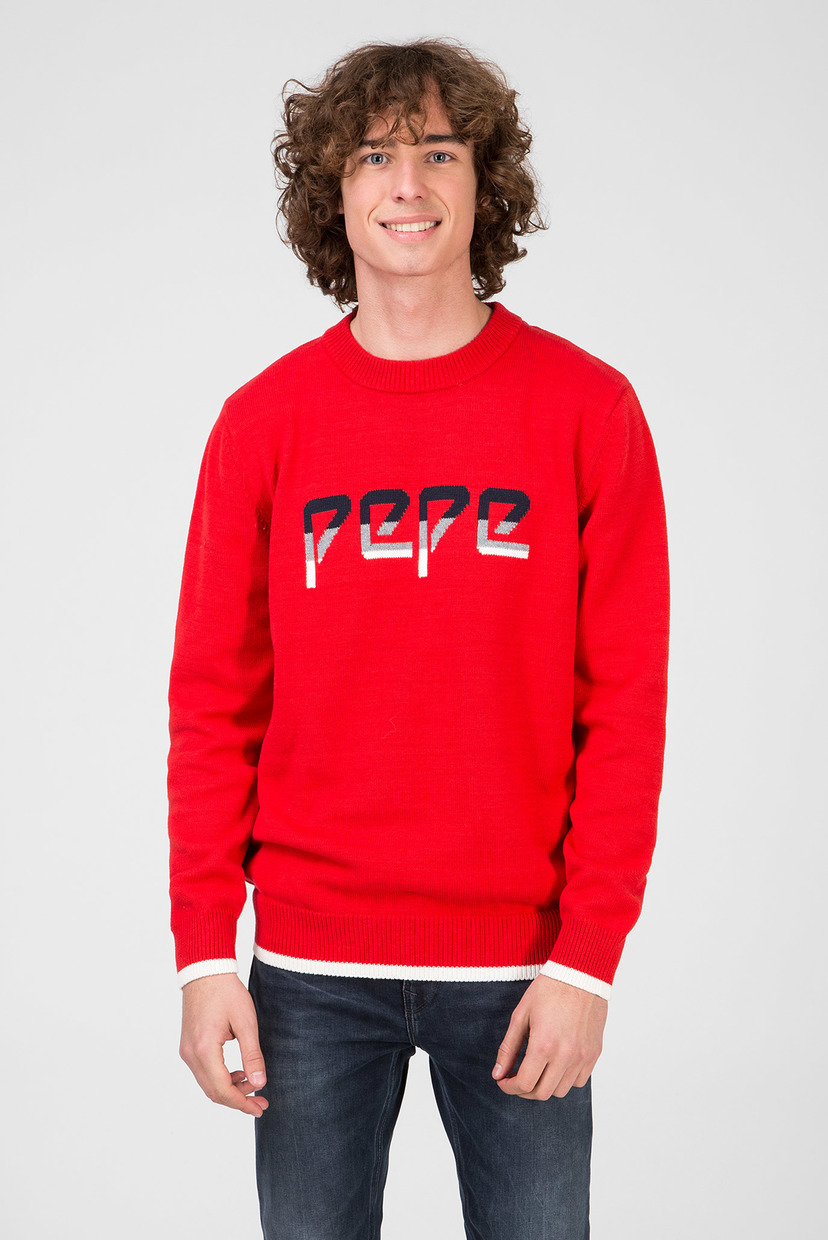 

Мужской красный джемпер LUIS Pepe Jeans L PM701956
