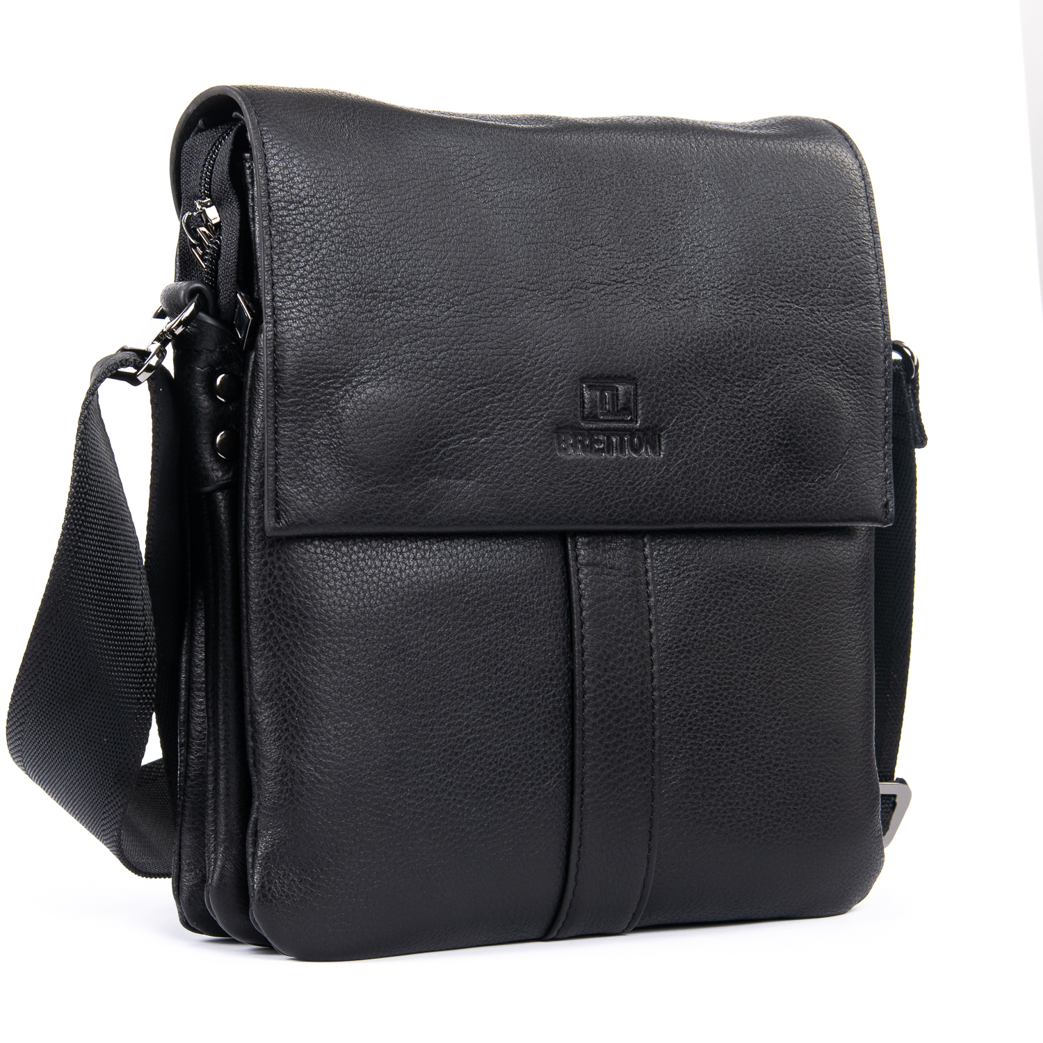 

Сумка Мужская Планшет кожаный BRETTON 32176 black