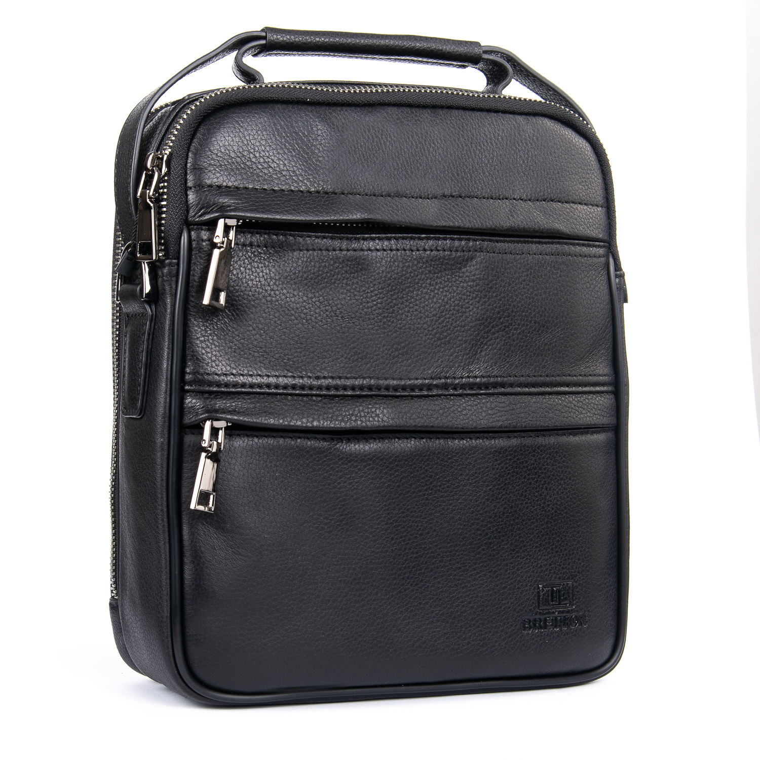 

Сумка Мужская Планшет кожаный BRETTON 32207 black