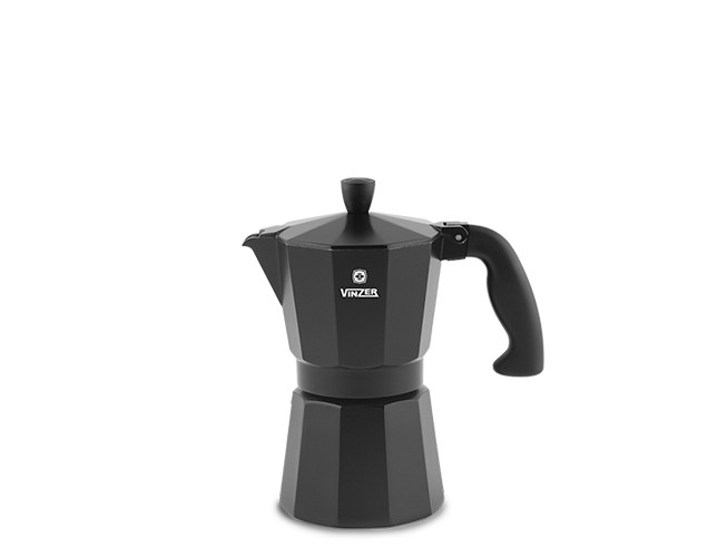 

Кофеварка гейзерная Moka Nero 3 чашки Vinzer VZ-89394