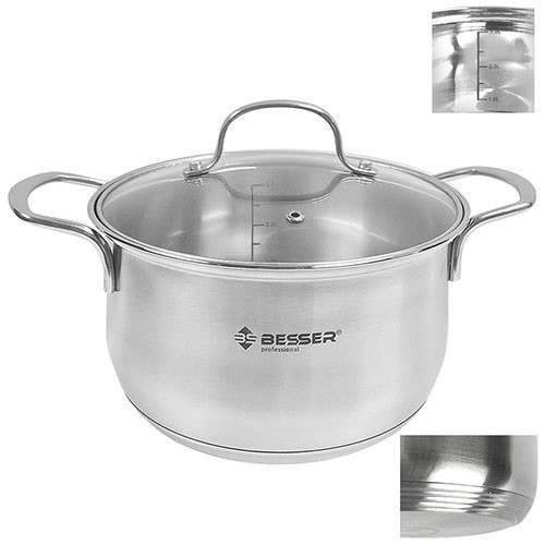 

Кастрюля 4.7 л Eterna Besser 10277