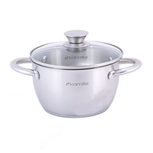 

Кастрюля из нержавеющей стали 3 л Kamille KM-4902
