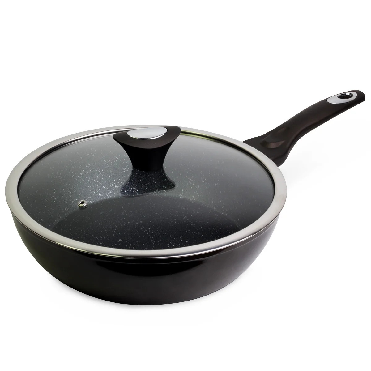 

Сковорода универсальная Kamille Black Marble KM-4105 28 см