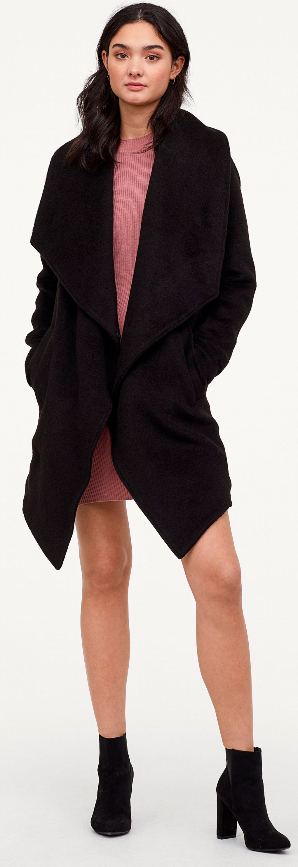 

Пальто H&M 73009086 38 Черное