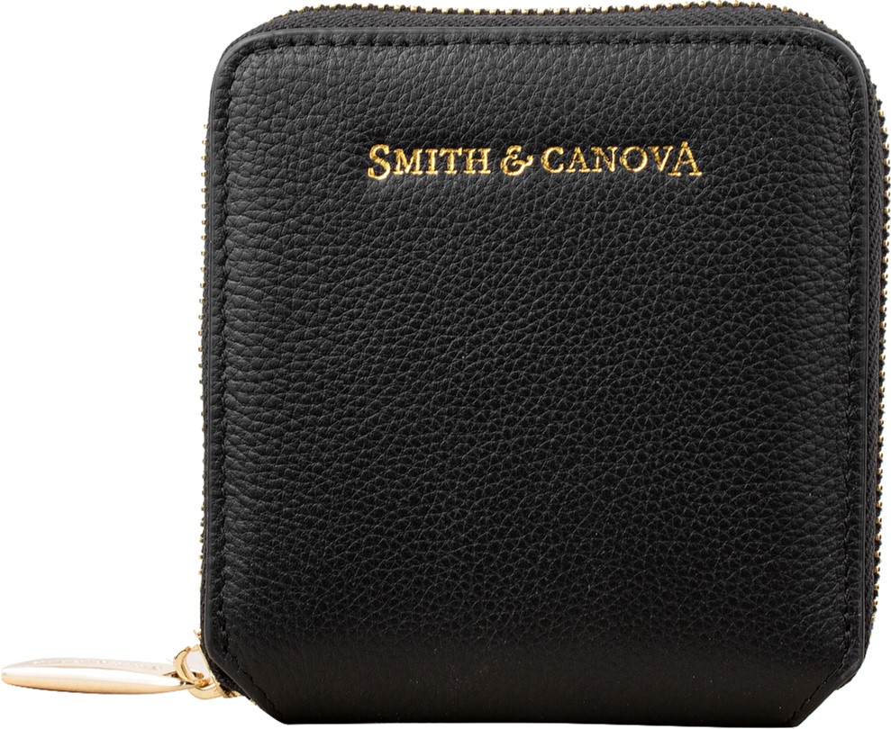

Женский кошелек кожаный Smith & Canova FUL-26825 Black