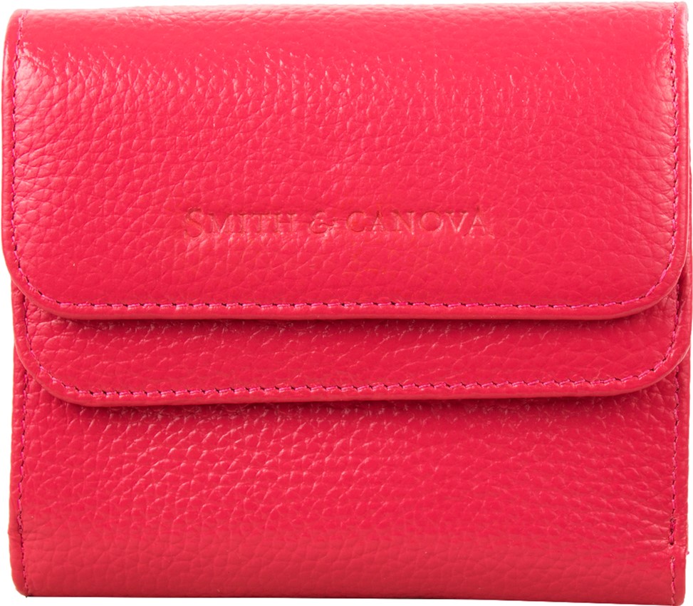 

Женский кошелек кожаный Smith & Canova FUL-28611 Fuchsia