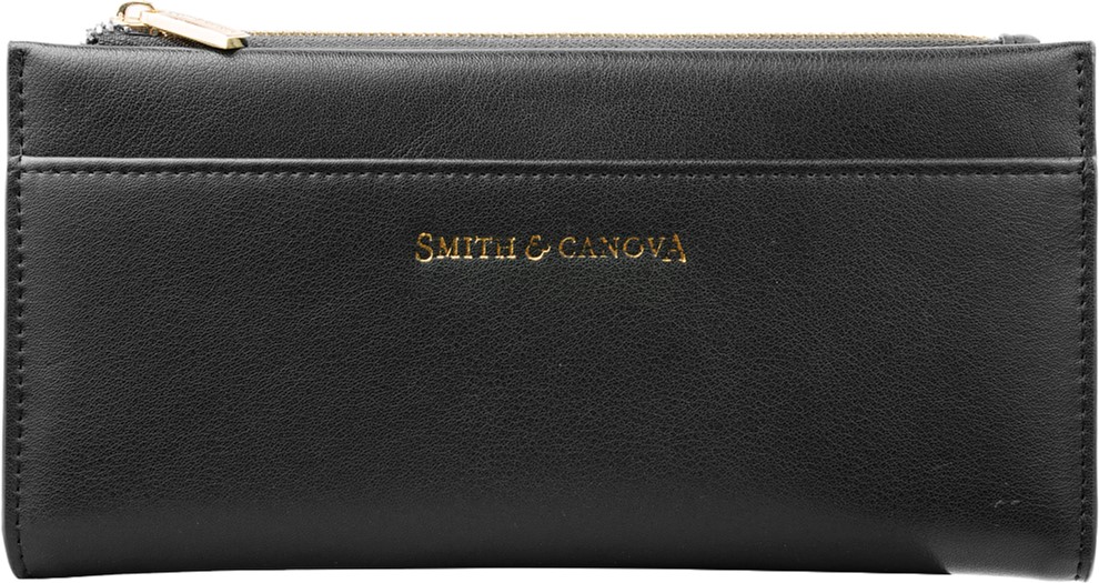 

Женский кошелек кожаный Smith & Canova FUL-26811 Black