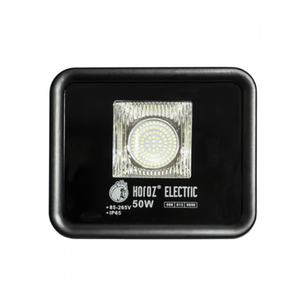 

Прожектор светодиодный Horoz Electric LION-50 LED 50Вт 4250Лм 6400К холодный свет (068-013-0050)