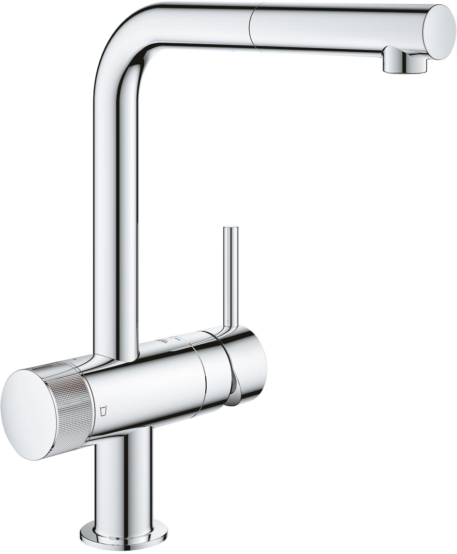 

Смеситель кухонный с подключением к фильтру GROHE Blue Pure Minta 31721000