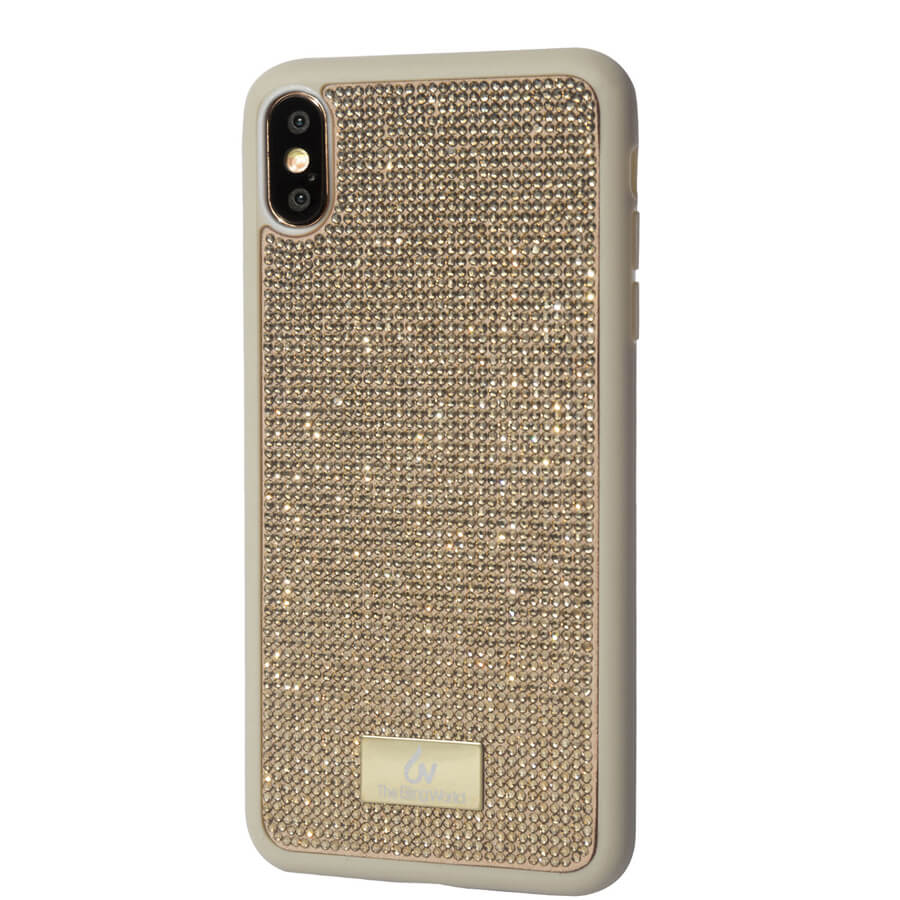 

TPU чехол Bling World Grainy Diamonds для Apple iPhone XS Max (6.5") Золотой Без бренда