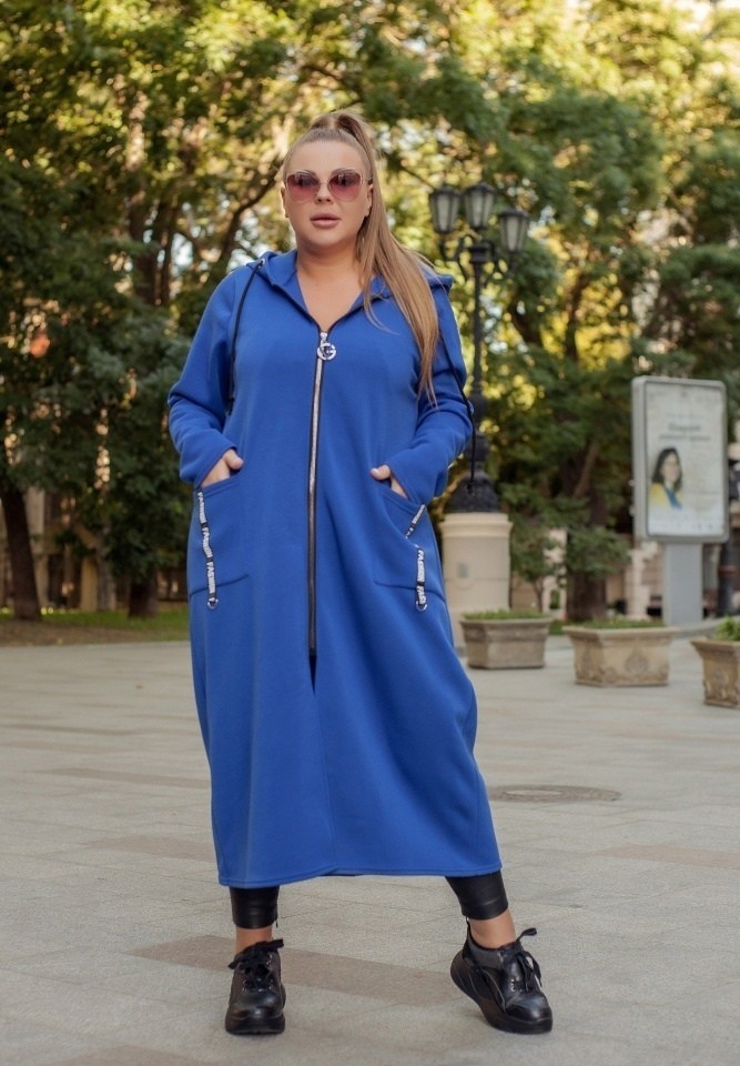 

Кардиган Fashion длинный Электрик р. 014961, Кардиган Fashion длинный Электрик р.58-60 014961