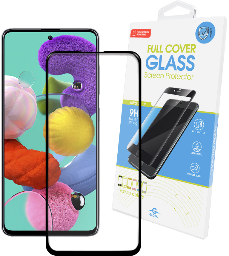 

Защитное стекло Global Full Glue для Samsung Galaxy A51 (A515) Black