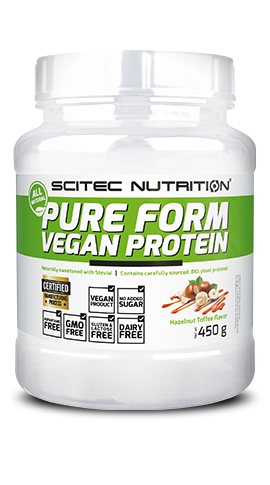

Рисовый протеин Scitec Nutrition Pure Form Vegan Protein 450g шоколад