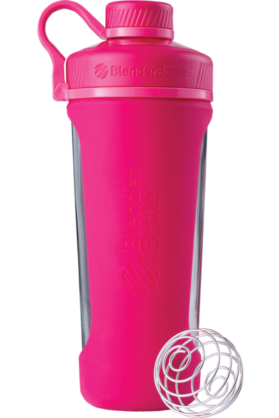 

Шейкеры BlenderBottle Шейкер Radian Glass 820 ml Pink (СТЕКЛО)