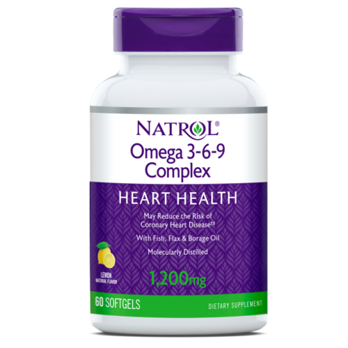 

Natrol Omega 3-6-9 Cmplx 55% - 60 софт гель