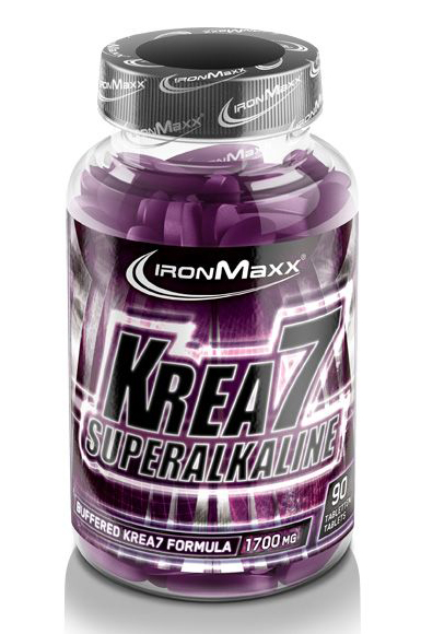 

Креатин в капсулах и таблетках IronMaxx Krea7 Superalkaline - 90 таб