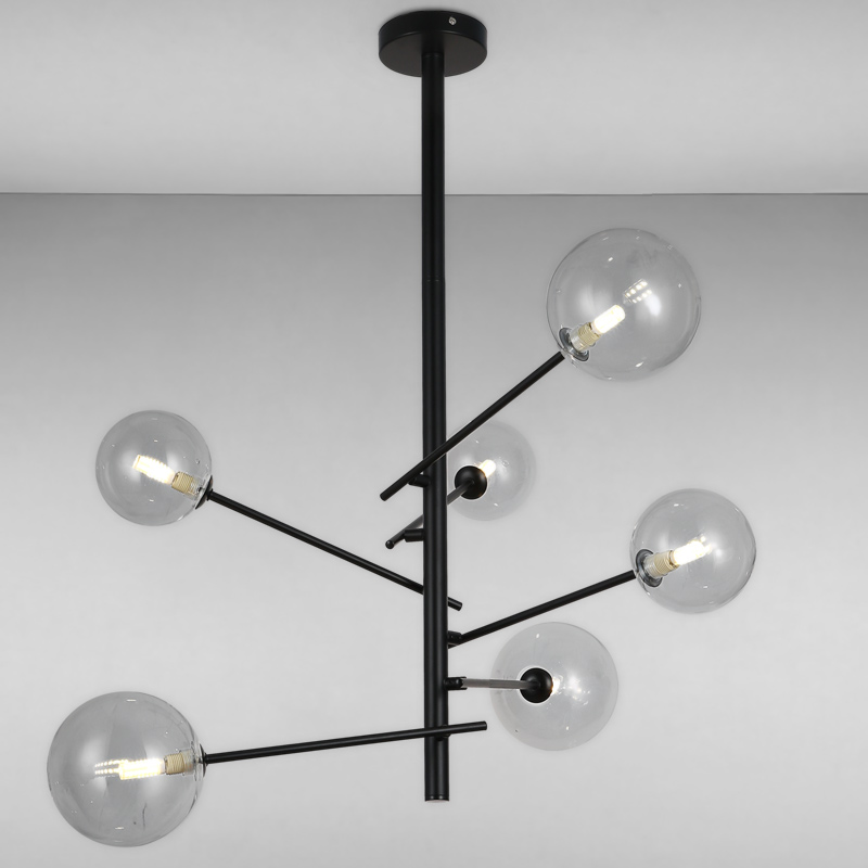 

Люстра підвісна Light House LS-16095/6 BRZ+CL золото