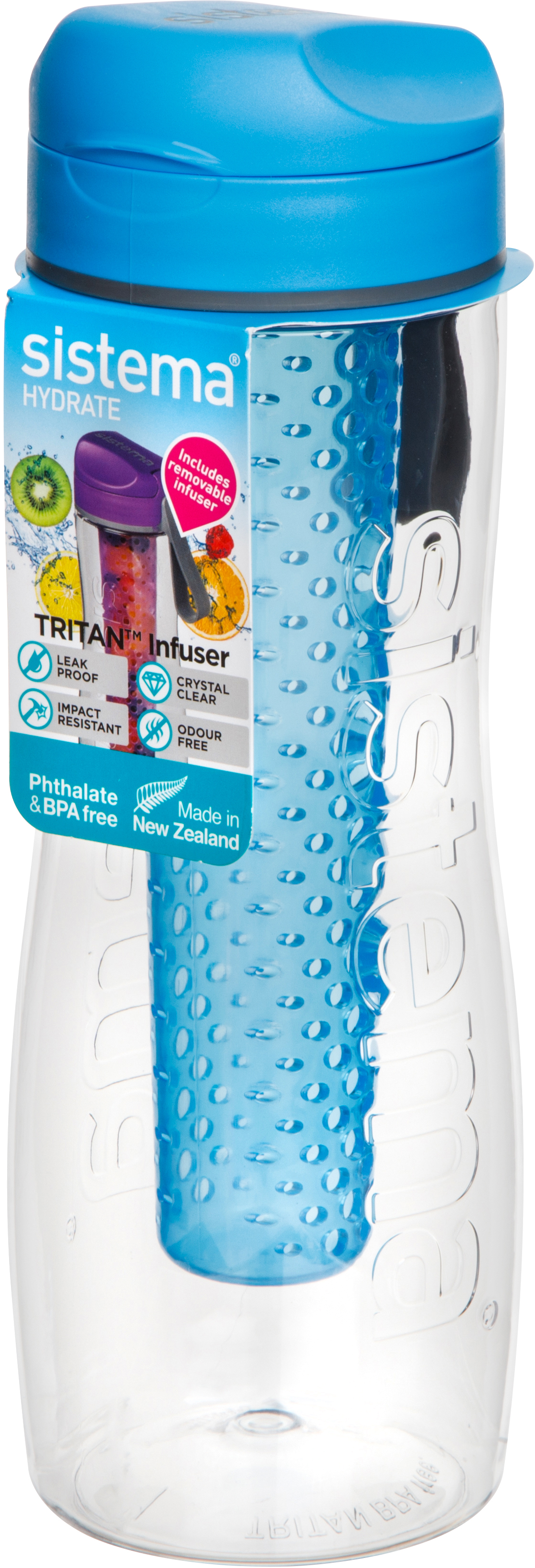 

Бутылка для воды Sistema Hydrate с диффузором Blue 800 мл (660-1 blue)