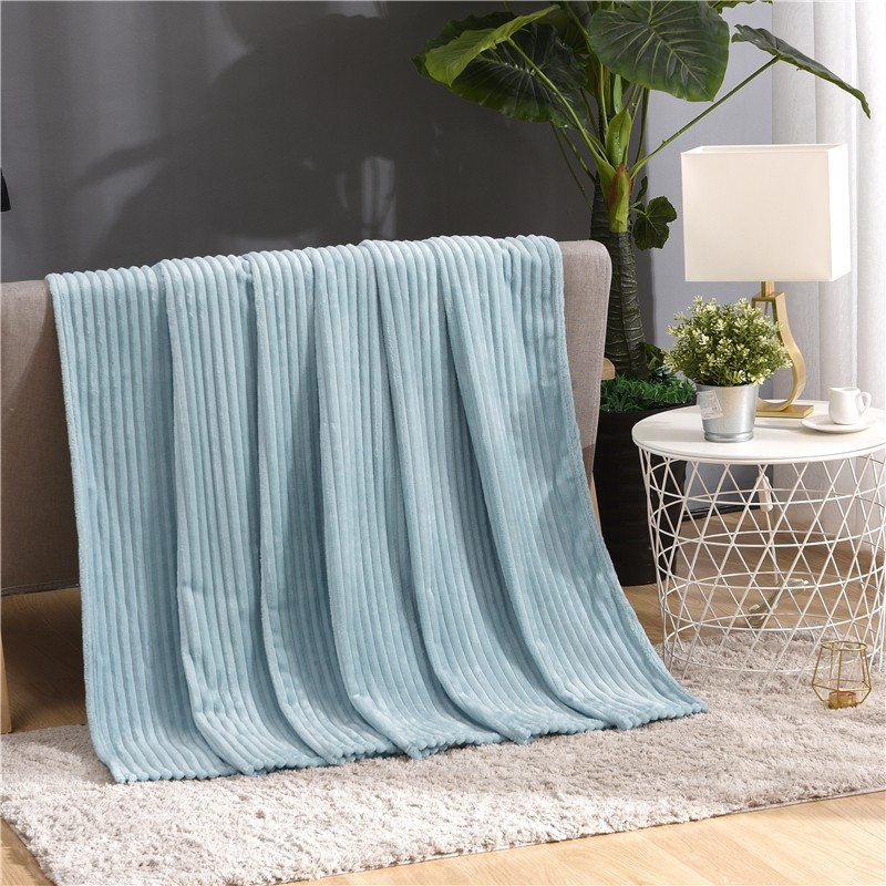 

Плед ZeinTex Полосатик 200×220 см Голубой (13707-11)-15