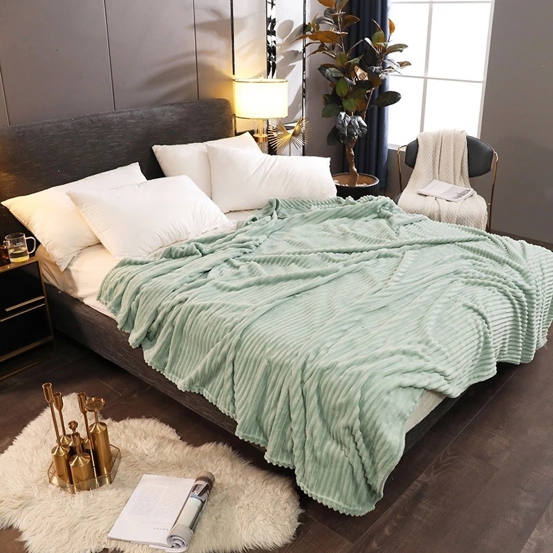 

Плед ZeinTex Полосатик 200×220 см Бирюзовый (13707-11)-13