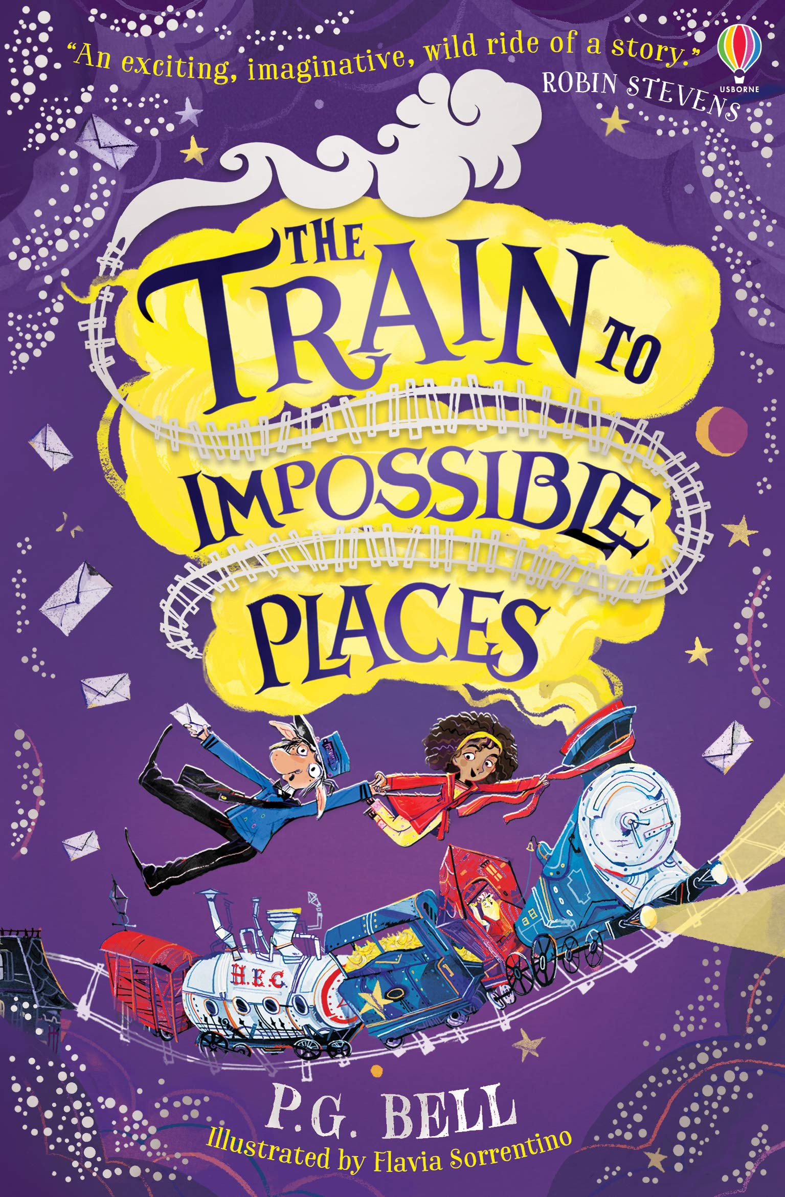 

Книга на английском языке The Train to Impossible Places от автора P.G. Bell и издательства Usborne Publishing Ltd из Великобритании