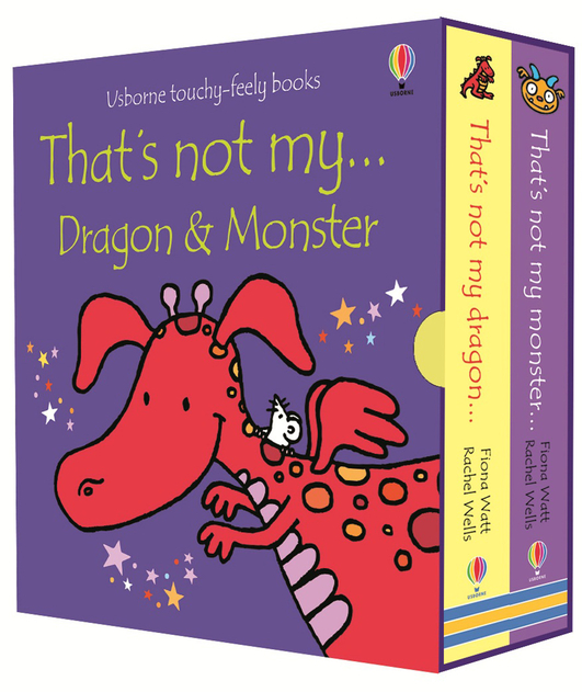 

Книга на английском языке That's Not My Dragon & Monster (2 books) от автора Fiona Watt и издательства Usborne Publishing Ltd из Великобритании