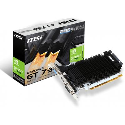 

Видеокарта GF GT 730 2GB DDR3 MSI (N730K-2GD3H/LP)