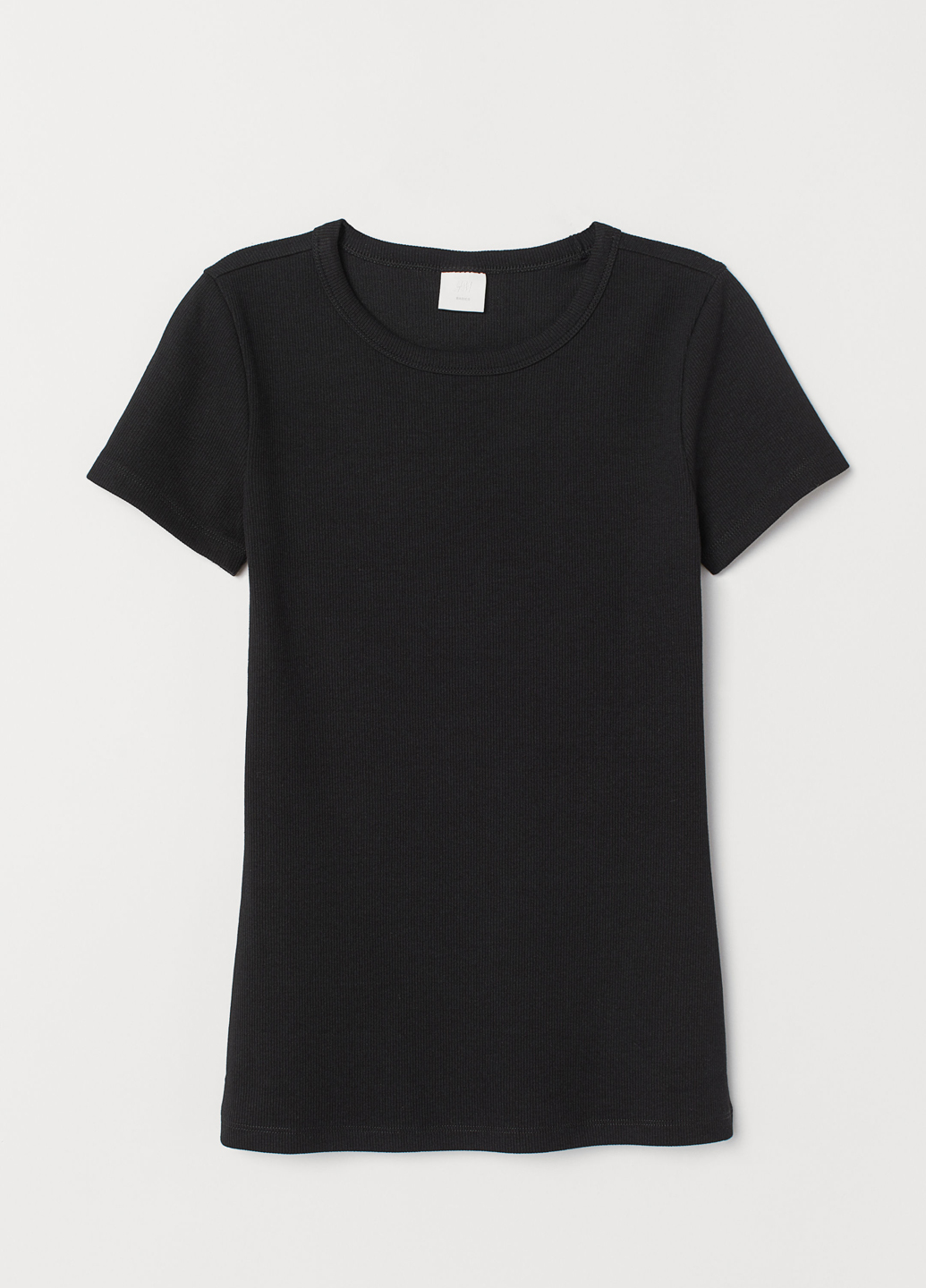

Футболка H&M L Черный. 0629420_черный