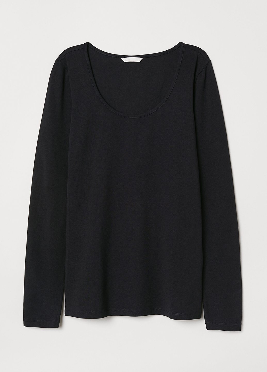 

Лонгслив H&M  Черный 0611024_04, Лонгслив H&M XS Черный 0611024_04