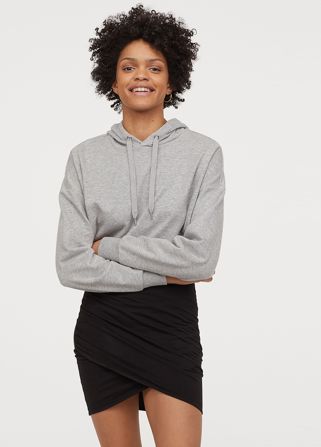 

Юбка H&M XS Черный 0327310_черн._01