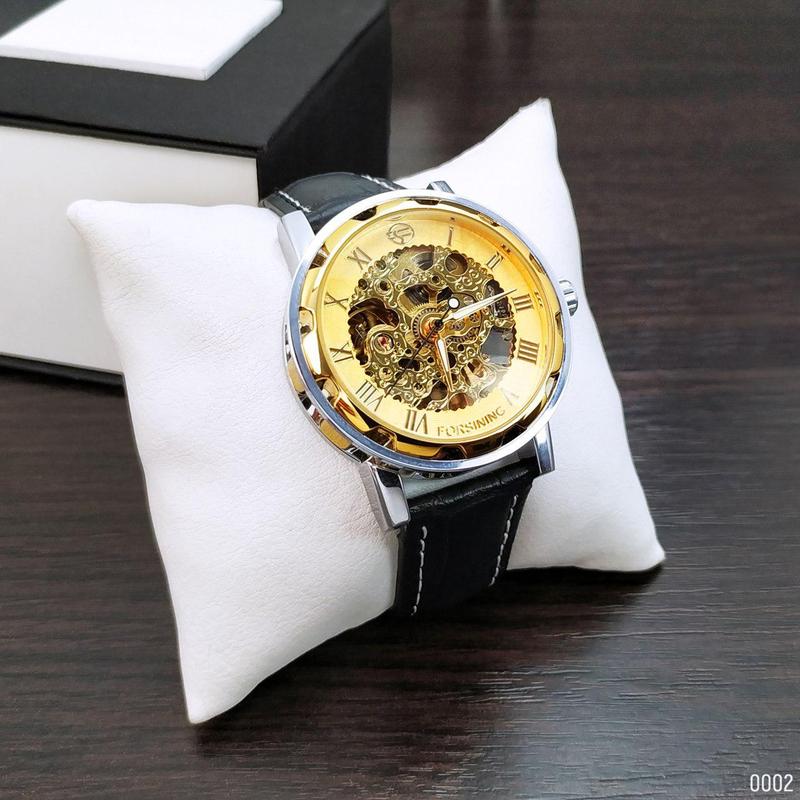 

Часы Forsining 8008 Black-Silver-Gold