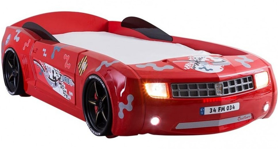 

Кровать-машина Chevrolet Camaro 190x90 см Красная