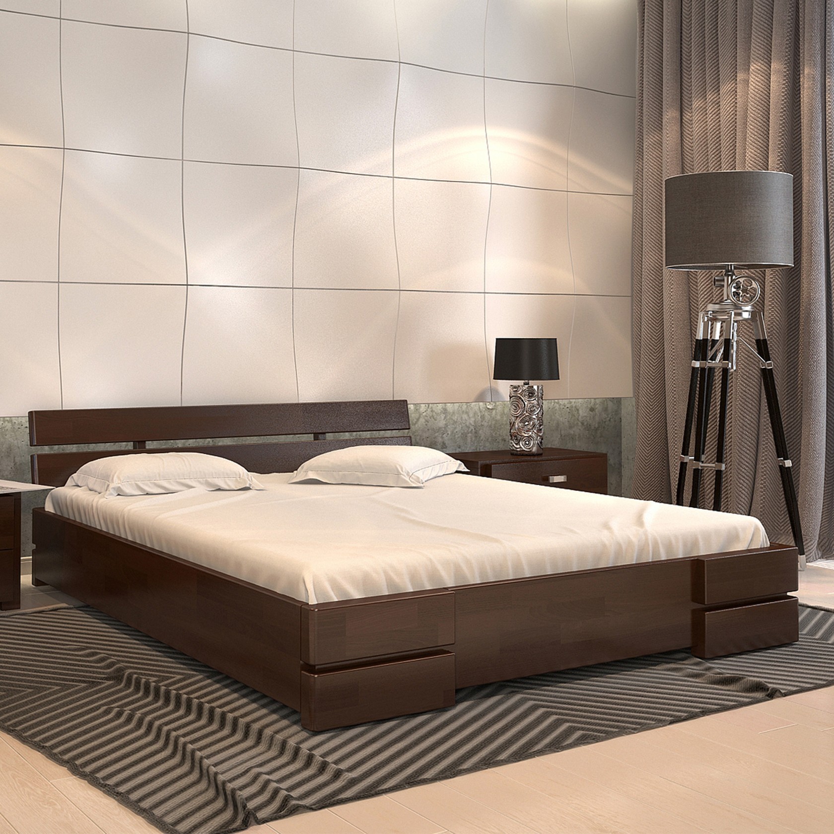 

Кровать Дали (Arbor Drev) Темный орех 120х200 см 71106_03