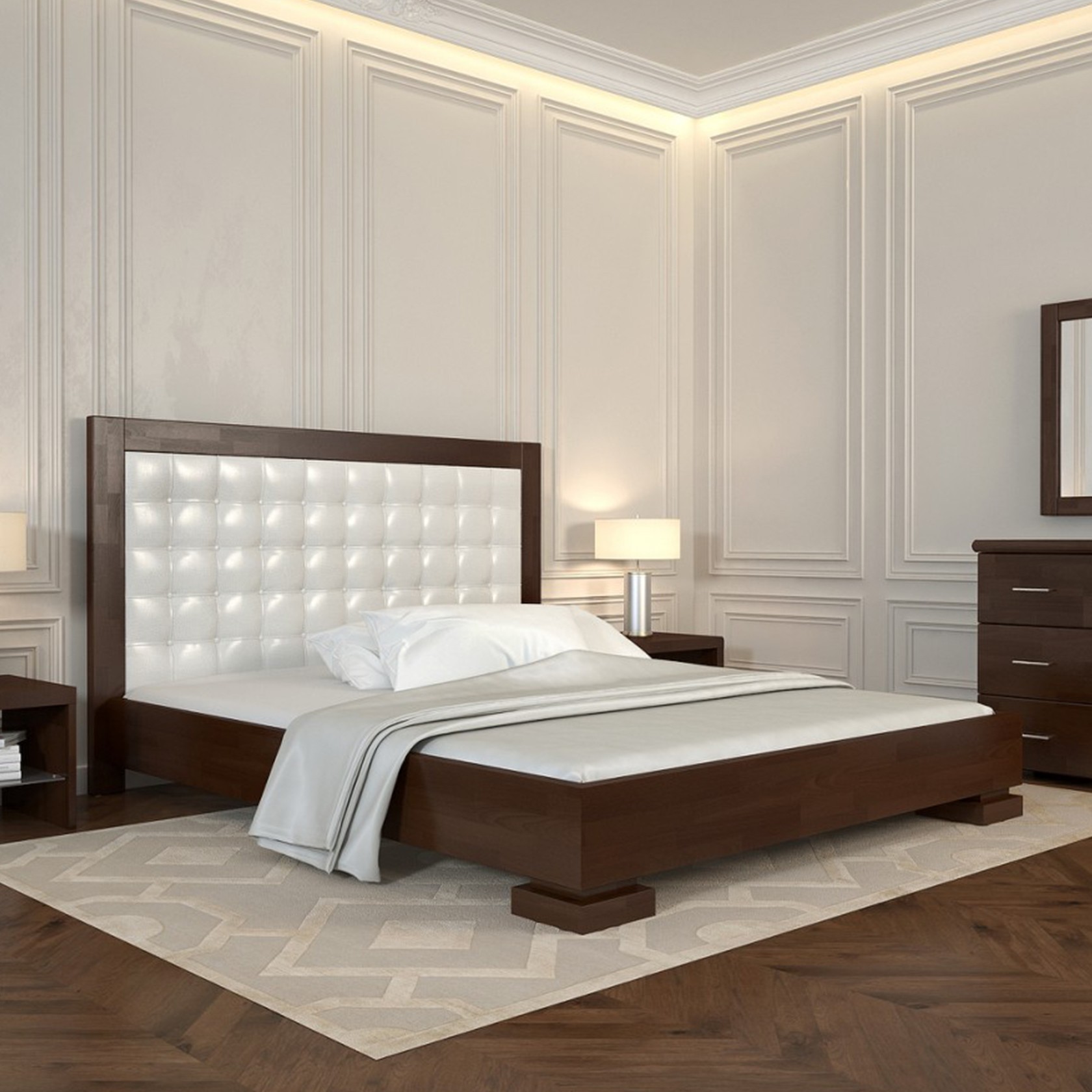 

Кровать Подиум (Arbor Drev) Темный орех 160х200 см 71119_04