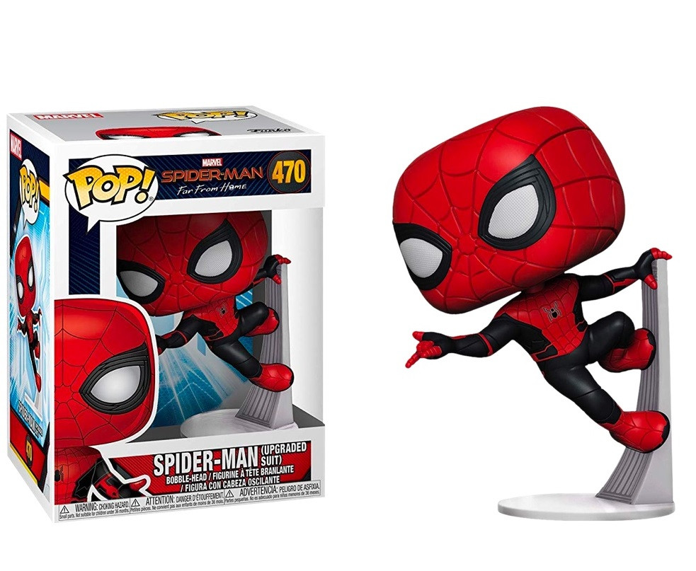 

Фигурка Funko Pop Фанко Поп Человек Паук Spider-Man Человек-паук: Вдали от дома Upgraded Suit 10см SP US470