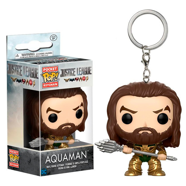 

Фигурка брелок Funko Pop Фанко Поп Лига Справедливости Аквамен Justice League Aquaman 4 см JL A 205