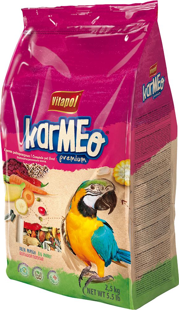 Акція на Повседневный корм для больших попугаев Vitapol Karmeo Premium2.5 кг (5904479027689) від Rozetka UA