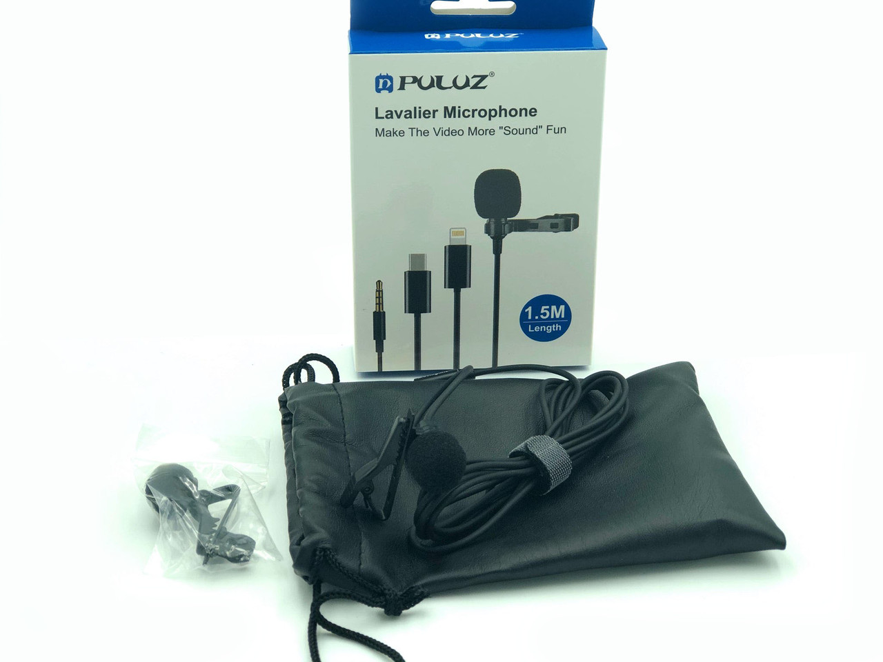 

Петличный микрофон для смартфона 1.5 метра (mini Jack 3.5 mm 4 PIN) Puluz